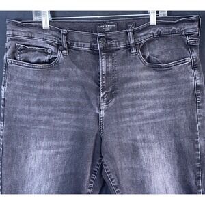 Lucky Brand Jeans Men's 38x32 Black 221 Original Straight Preppy Stretch Work